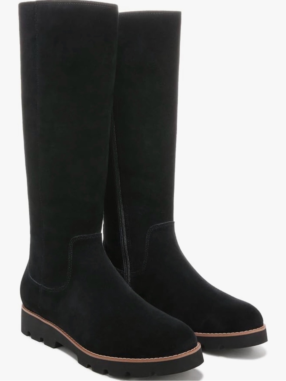 NWT Vionic Women's Gwen High Shaft Waterproof Comfort Boots In Black Size 6